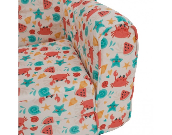 Rozkladací sedací vak Kidy - mix farieb