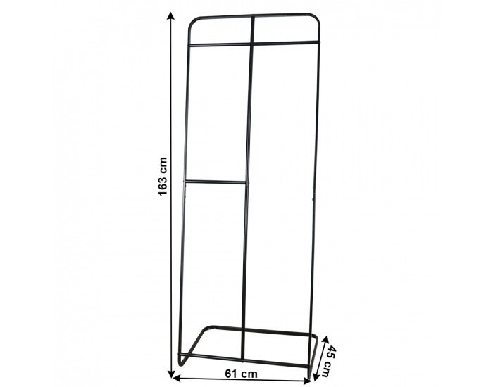 Stojan na šaty Kilby - čierna
