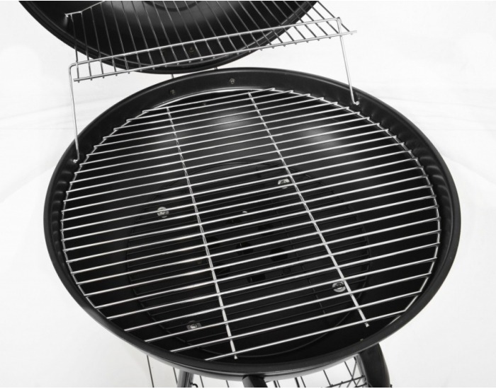 Záhradný gril s popolníkom Merida - čierna