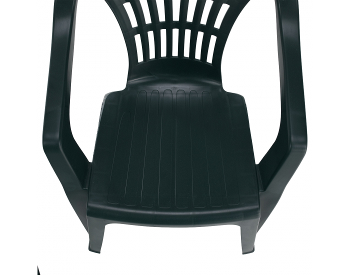 Záhradné stohovateľné kreslo Kiona - zelená