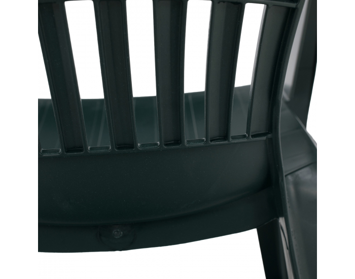 Záhradné stohovateľné kreslo Kiona - zelená