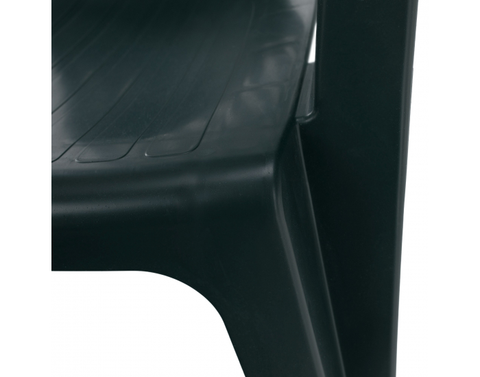 Záhradné stohovateľné kreslo Kiona - zelená