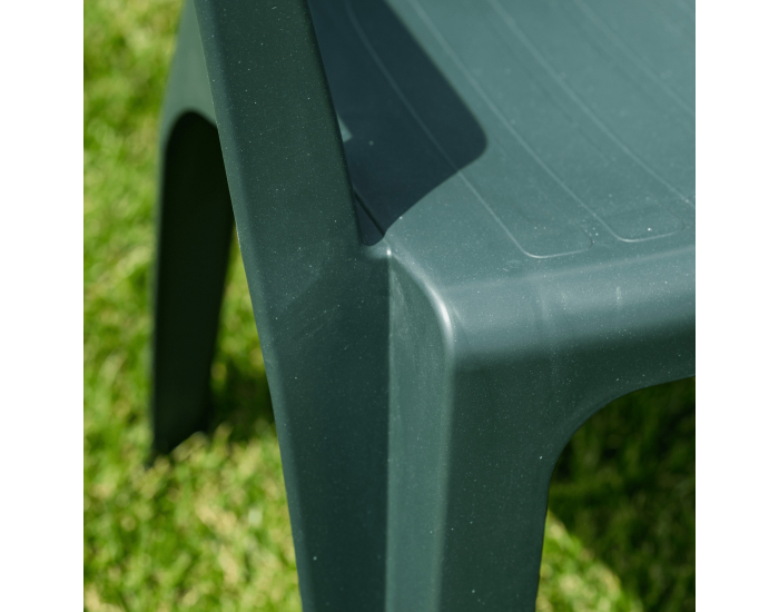 Záhradné stohovateľné kreslo Kiona - zelená