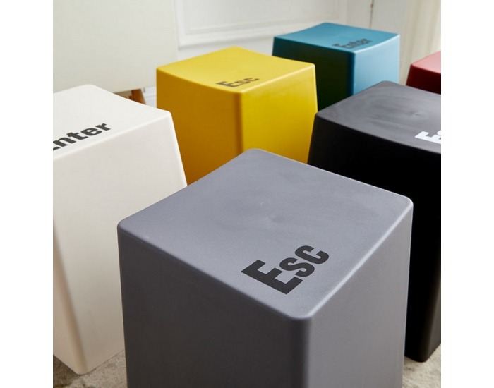 Taburetka Klavo - sivá