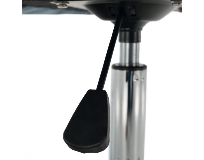 Kancelárske kreslo Klian - modrá (Velvet) / chróm