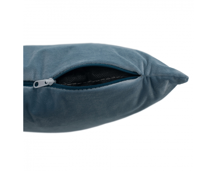 Kancelárske kreslo Klian - modrá (Velvet) / chróm