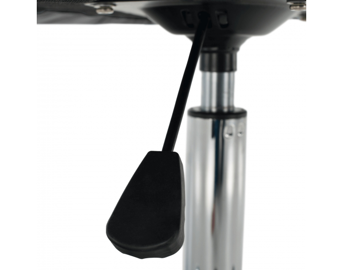 Kancelárske kreslo Klian - sivá (Velvet) / chróm