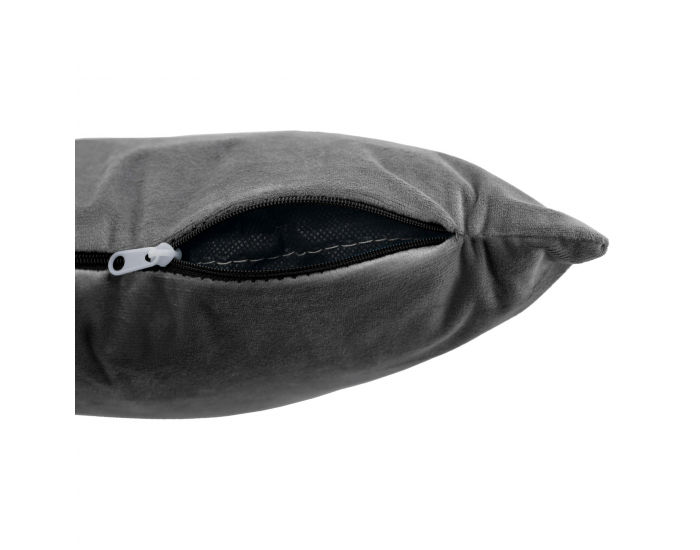 Kancelárske kreslo Klian - sivá (Velvet) / chróm