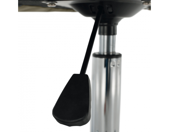 Kancelárske kreslo Klian - sivohnedá taupe (Velvet) / chróm