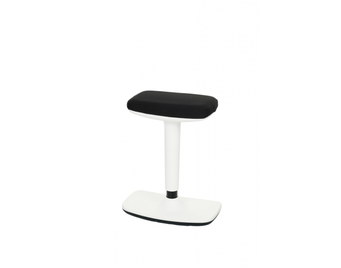 Barová stolička Kloky - čierna / biela