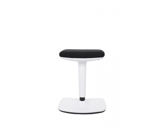 Barová stolička Kloky - čierna / biela