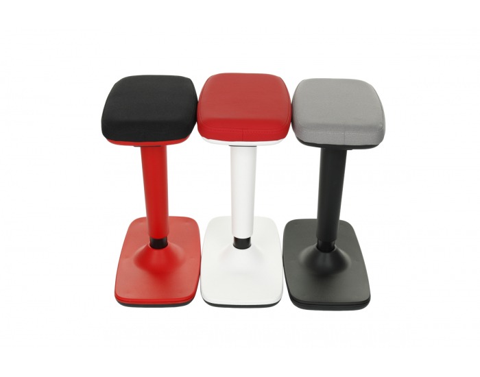 Barová stolička Kloky - čierna / biela