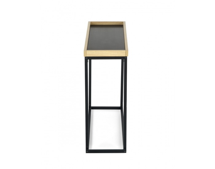 Konzolový stolík KN-6 - čierna / prírodná