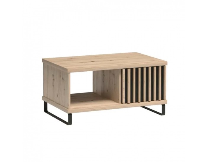 Kovové nožičky Koli 58x10 cm - čierna