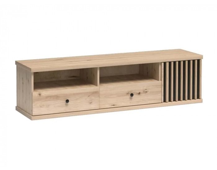 TV stolík Koli C-06 - dub artisan / čierna