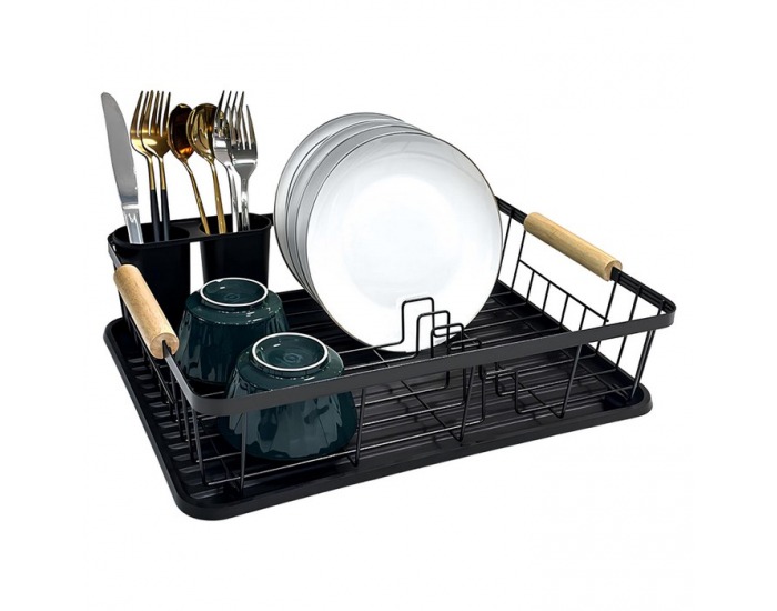 Odkvapkávač na riad Kometa - čierna