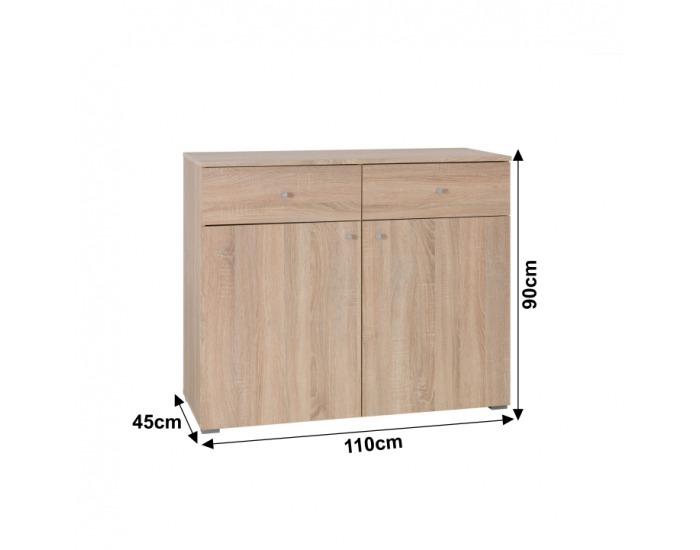 Komoda Mexim - dub sonoma