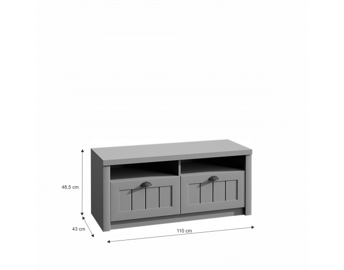 Komoda Provance LWK - sivá