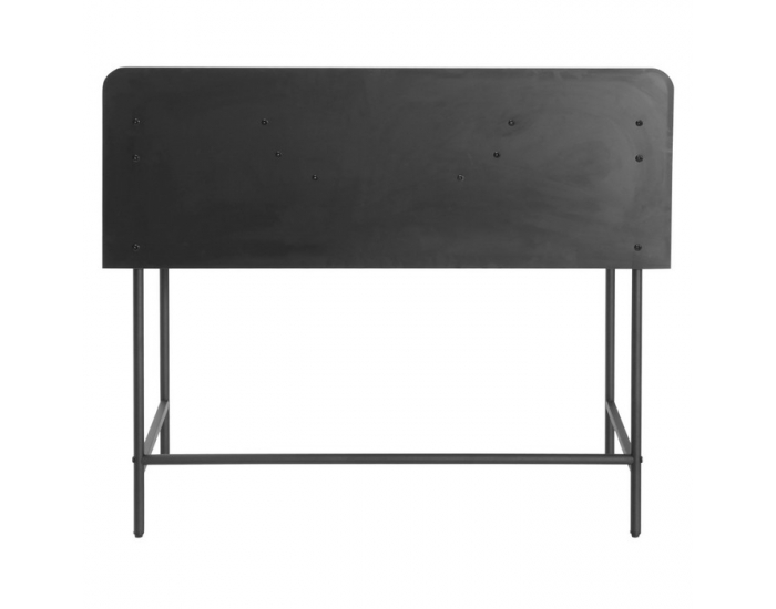 Písací stolík Kompus - dub / čierna