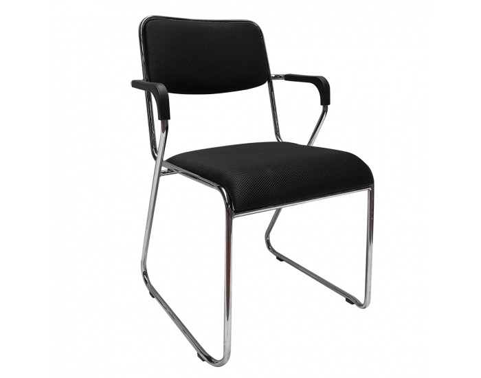 Konferenčná stolička Derya - čierna