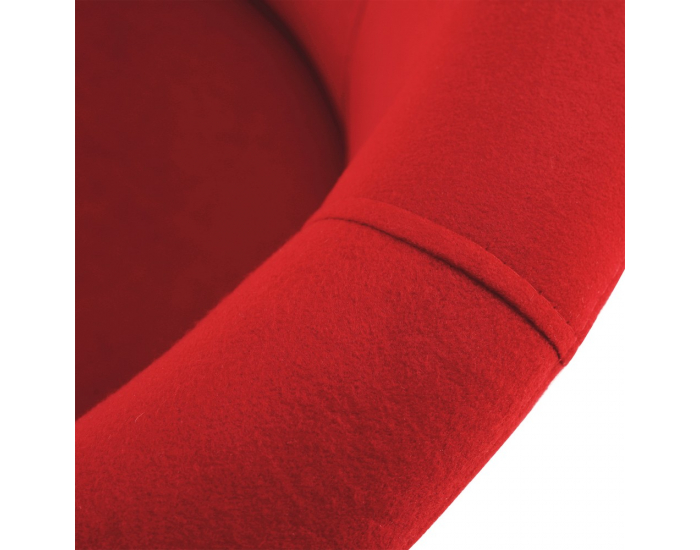 Konferenčné kreslo Cuba - červená látka