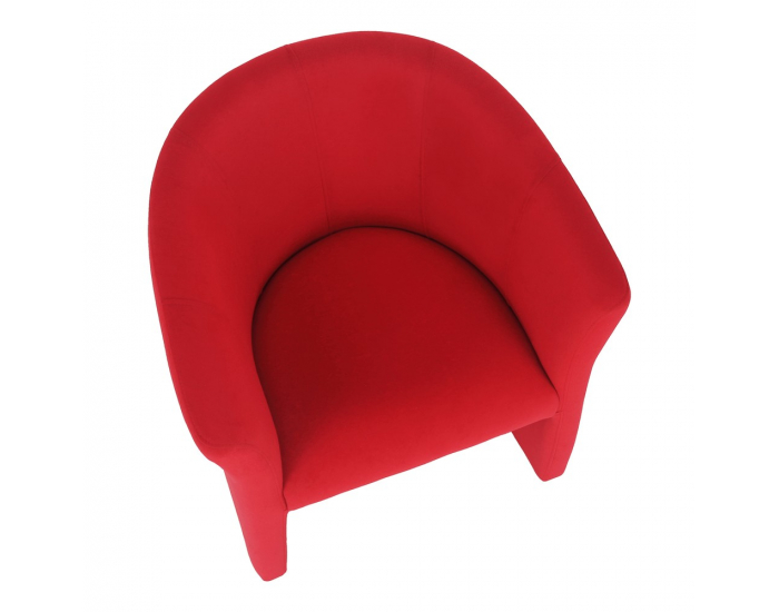 Konferenčné kreslo Cuba - červená látka