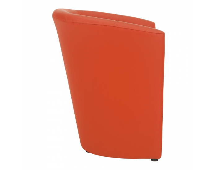 Konferenčné kreslo Cuba - oranžová ekokoža