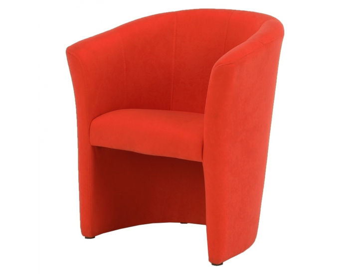 Konferenčné kreslo Cuba - oranžová látka