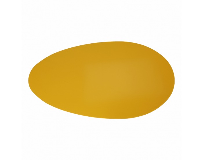 Konferenčný stolík (2 ks) Doblo - biely lesk / žltomedový lesk