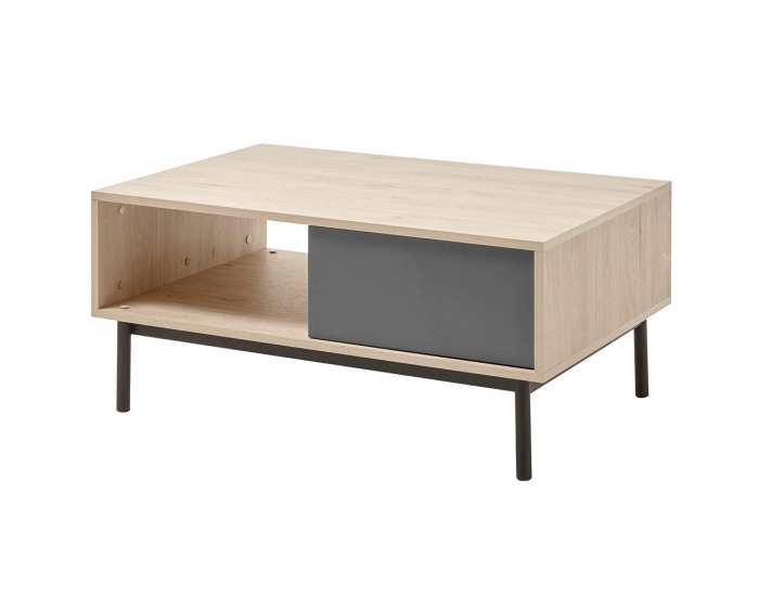 Konferenčný stolík Bergen BL104 - dub jaskson hickory / grafit