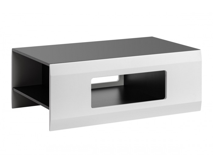 Konferenčný stolík Clif - grafit / biela