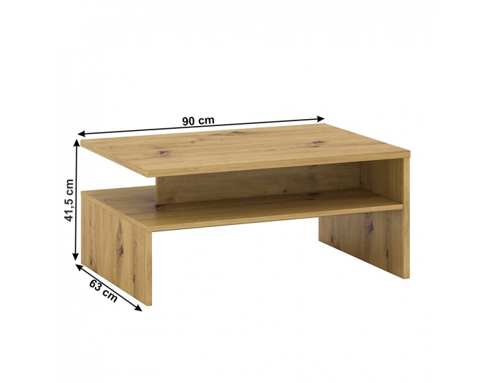 Konferenčný stolík Eridan T - dub artisan