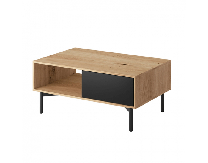 Konferenčný stolík Forso FL102 - dub artisan / čierna