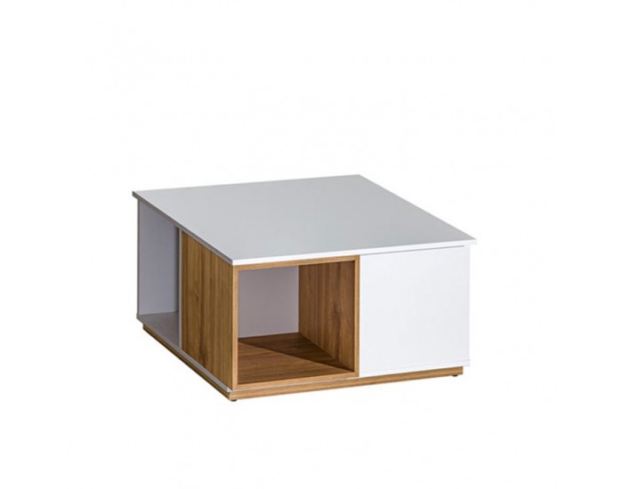 Konferenčný stolík Knox E13 - biela / orech select