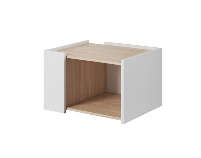 Konferenčný stolík Luis - dub jantár / biely mat