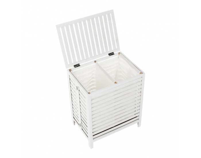 Kôš na prádlo Menork - biela