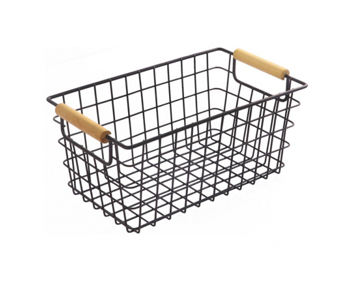 Viacúčelový košík Kosut - čierna