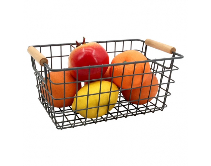 Viacúčelový košík Kosut - čierna