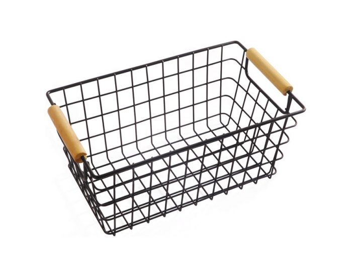 Viacúčelový košík Kosut - čierna