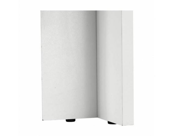 Jedálenský stôl Kraz 120x80 cm - biela / čierna