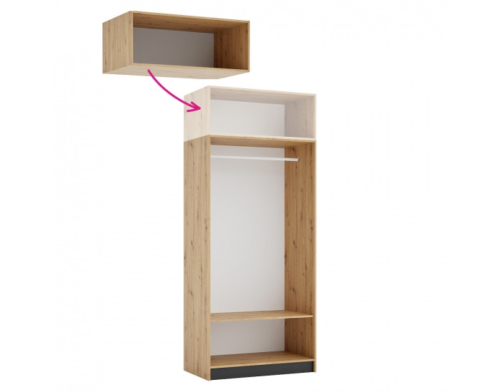 Korpus nadstavca Kreo 100 - dub artisan