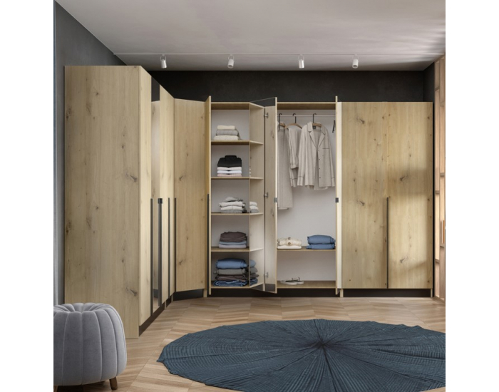 Korpus vešiakovej skrine Kreo 100 - dub artiisan