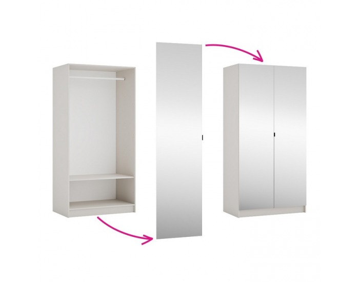 Korpus vešiakovej skrine Kreo 100 - kašmír