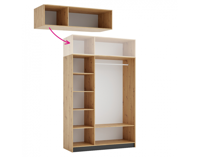 Korpus nadstavca Kreo 150 - dub artisan