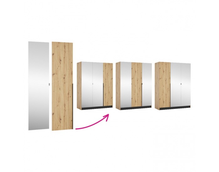 Korpus skrine Kreo 150 - dub artisan