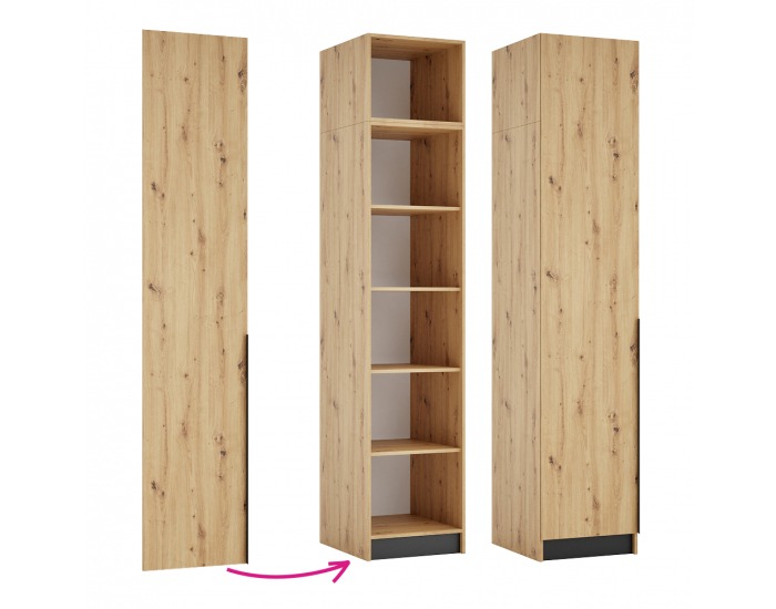 Vysoké dvierka Kreo 50 - dub artisan