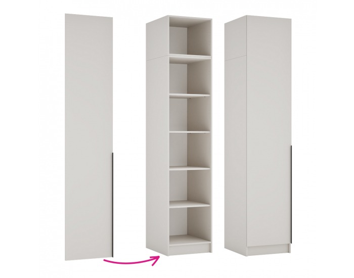 Vysoké dvierka Kreo 50 - kašmír