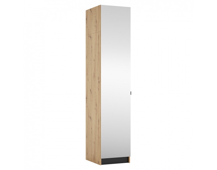 Vysoké dvierka so zrkadlom Kreo 50 - dub artisan