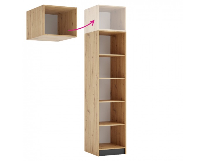 Korpus nadstavca Kreo 50 - dub artisan