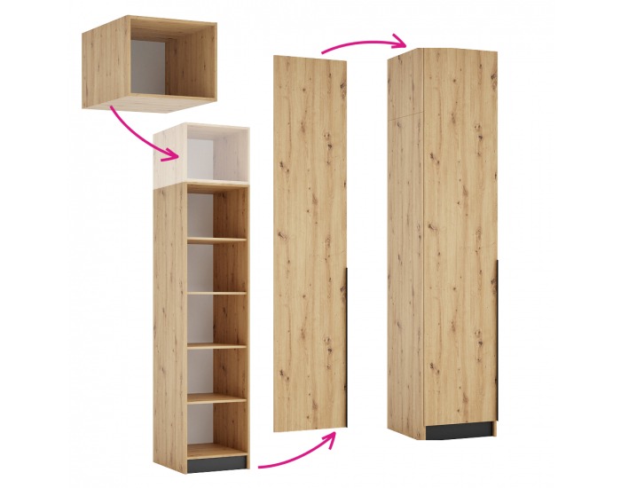 Korpus nadstavca Kreo 50 - dub artisan